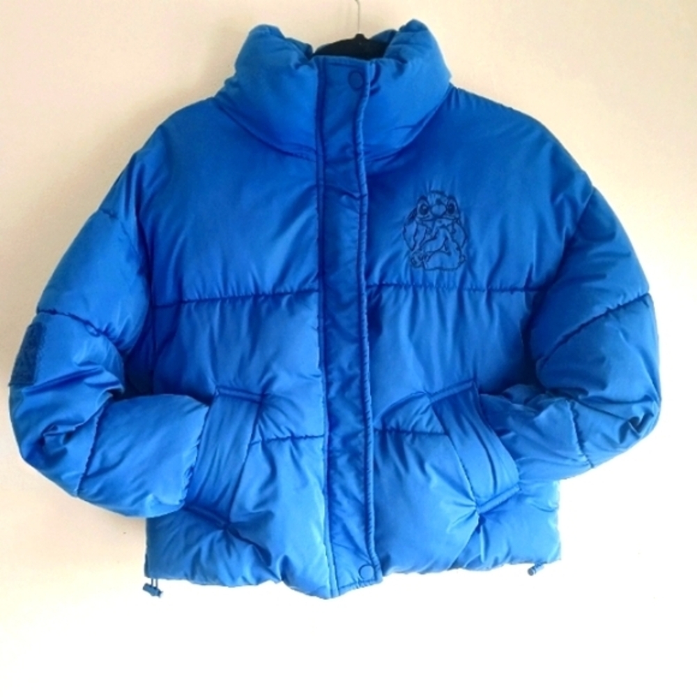 Primark, Blue Disney stitch puffer jacket